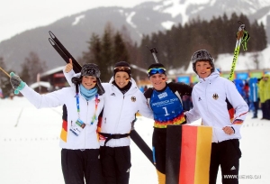 Женская сборная Германии стала лучшей в эстафетной гонке