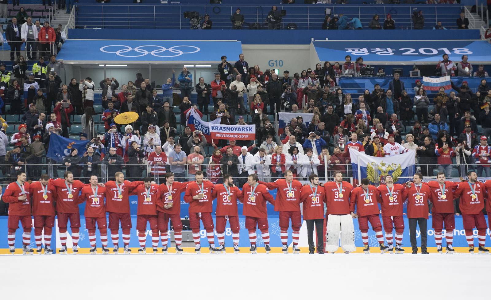 Путин выразил надежду, что удача будет на стороне российских хоккеистов на Олимпиаде в Пекине