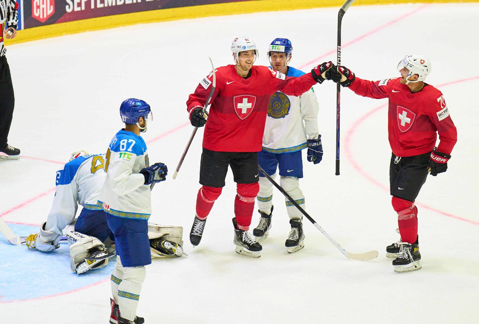 Казахстан заставил Швейцарию понервничать, но не сумел помешать сопернику одержать третью победу