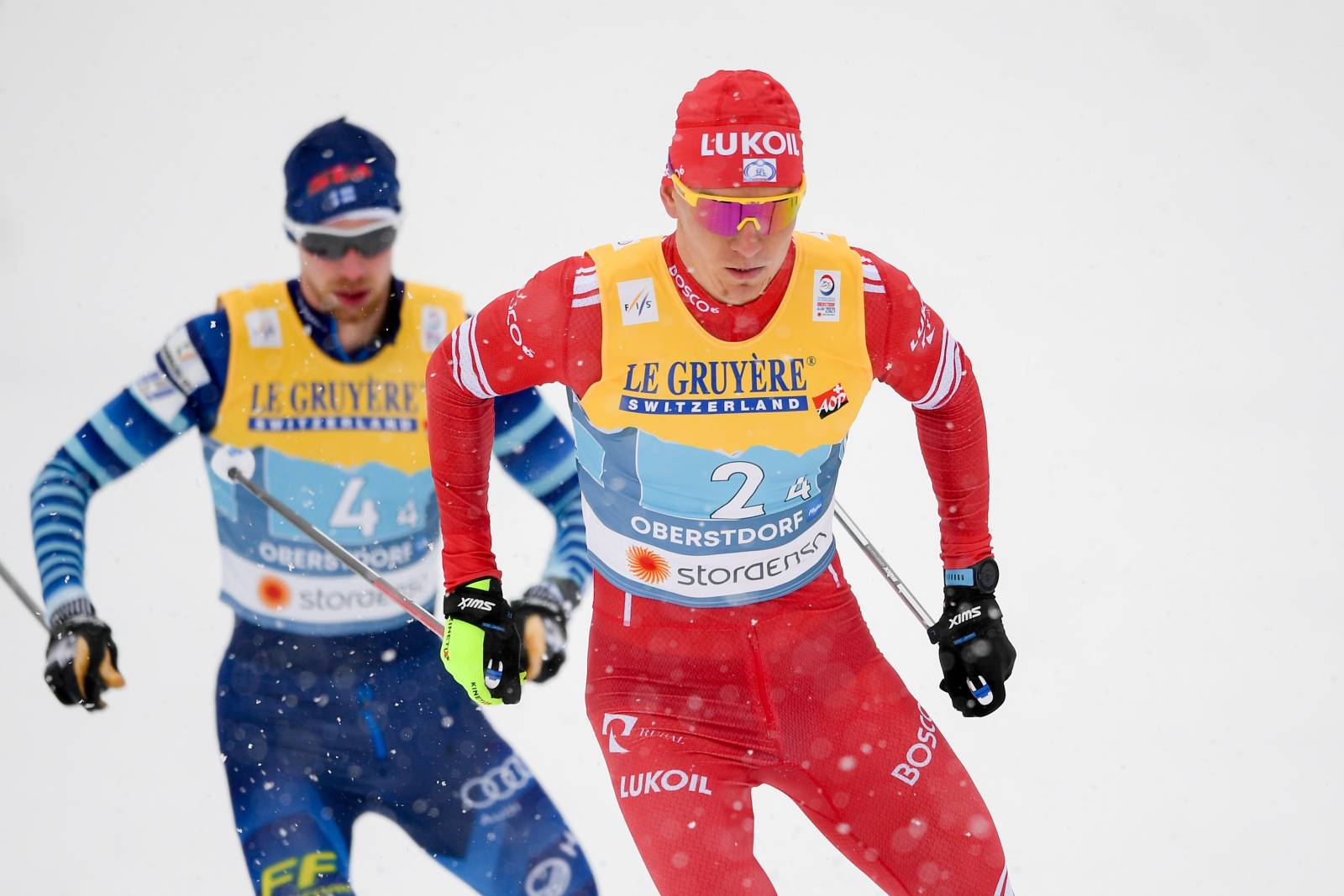 Российские лыжники взяли серебро эстафеты чемпионата мира, норвежцы - первые