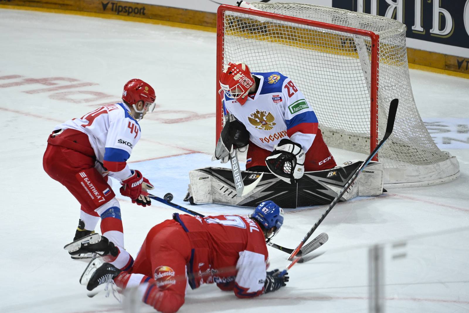 Сборная России уступила Чехии на Чешских играх