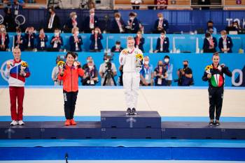 Родионенко возмутилась размещением флага Японии выше флага российской команды