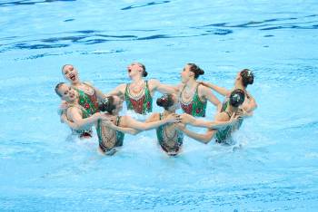 Россия завоевала золото в синхронном плавании