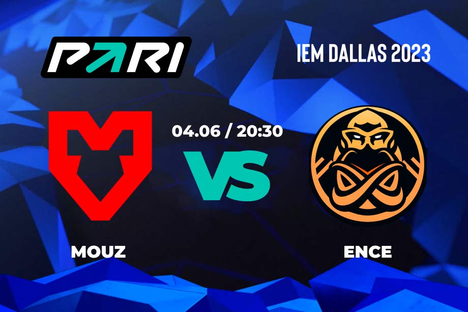 Клиенты PARI склоняются к победе ENCE над MOUZ в финале IEM Dallas 2023