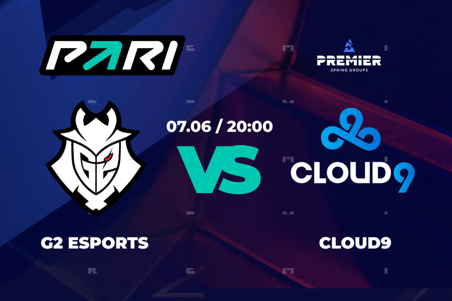 PARI: G2 will defeat Cloud9 in the first match at BLAST Premier: Spring Final 2023 CS:GO