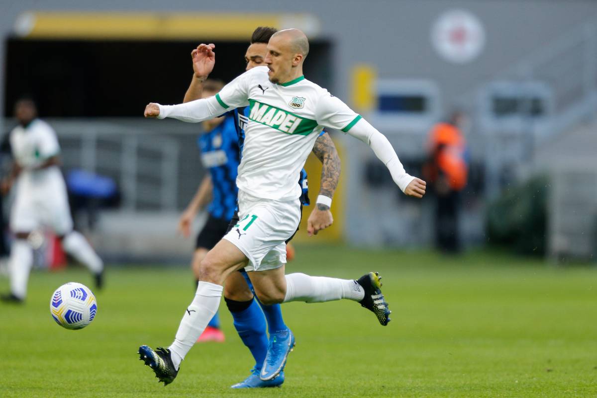 Cagliari, Italy. 22nd May, 2021. Miha Zajc of Genoa during