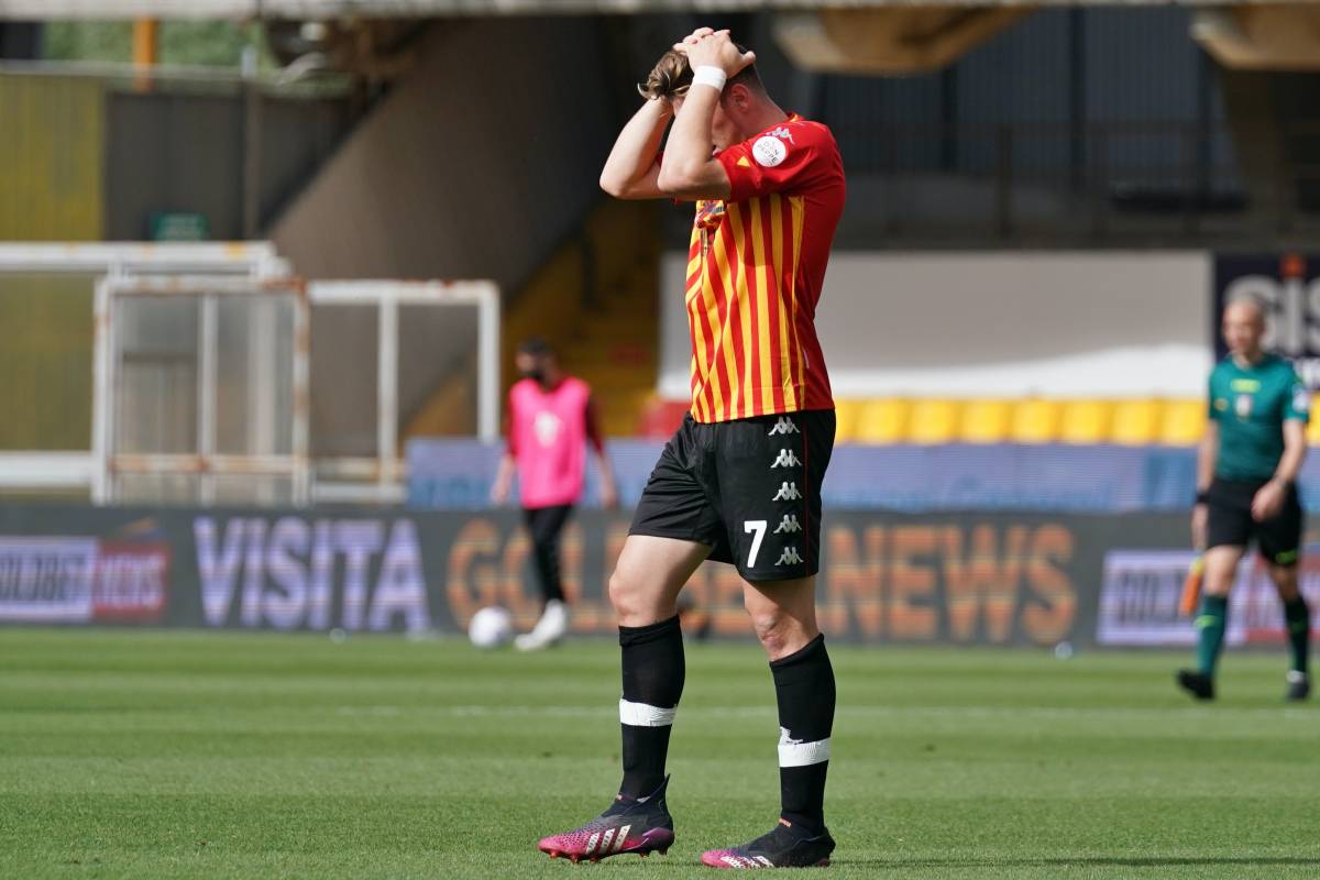 Cagliari, Italy. 22nd May, 2021. Miha Zajc of Genoa during