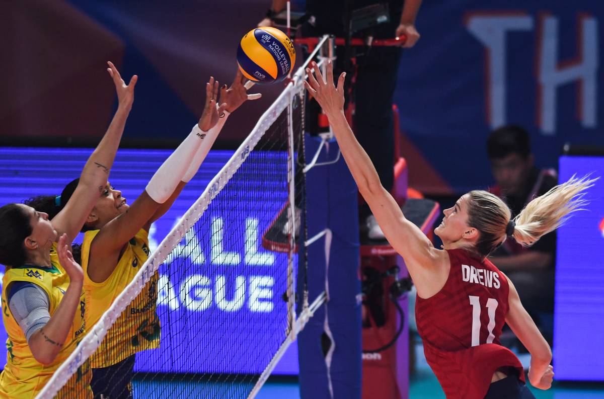 Brazil vs Serbia: forecast for the women's Volleyball League of Nations match