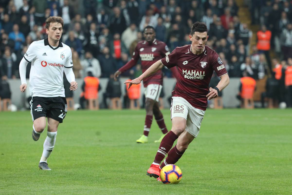 ISTANBUL, TURKEY - NOVEMBER 6: Miralem Pjanic of Besiktas JK during the  Super Lig match between Besiktas
