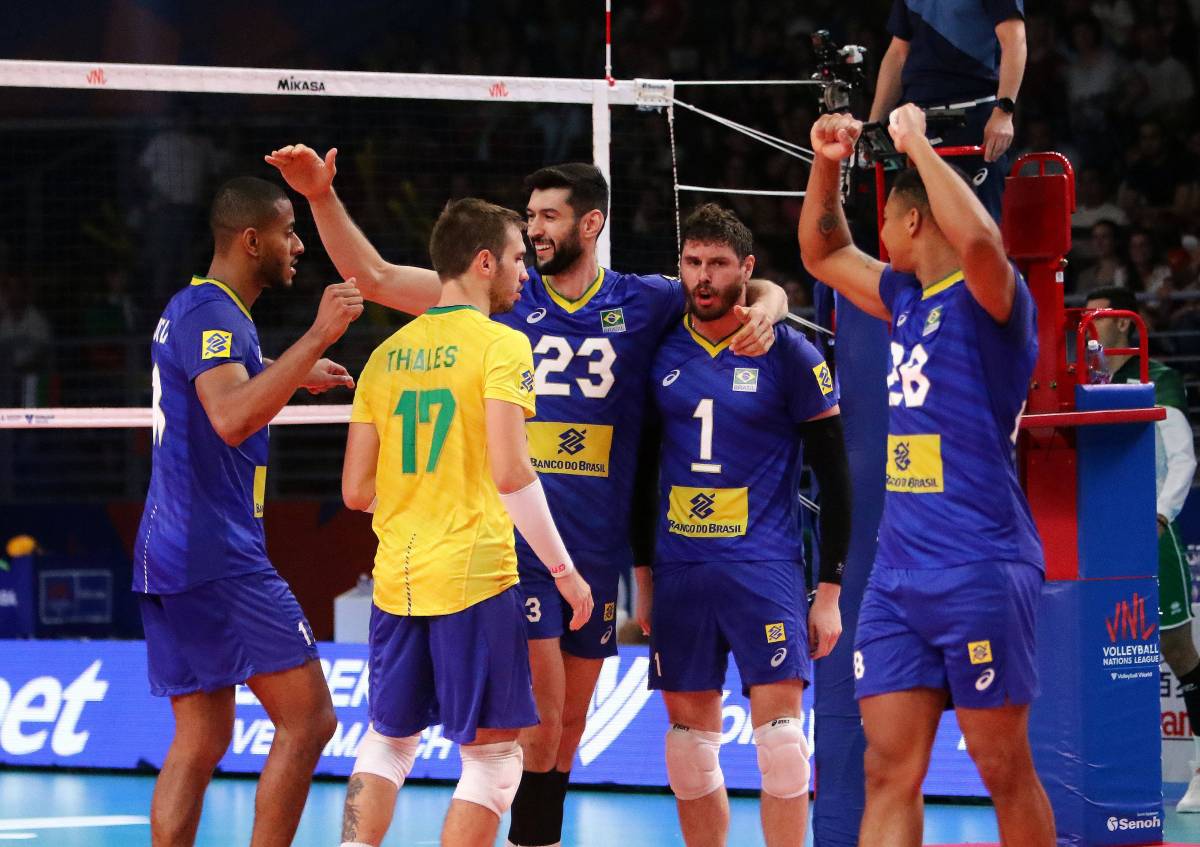 Бразилия – Германия: прогноз на матч мужской волейбольной Лиги наций