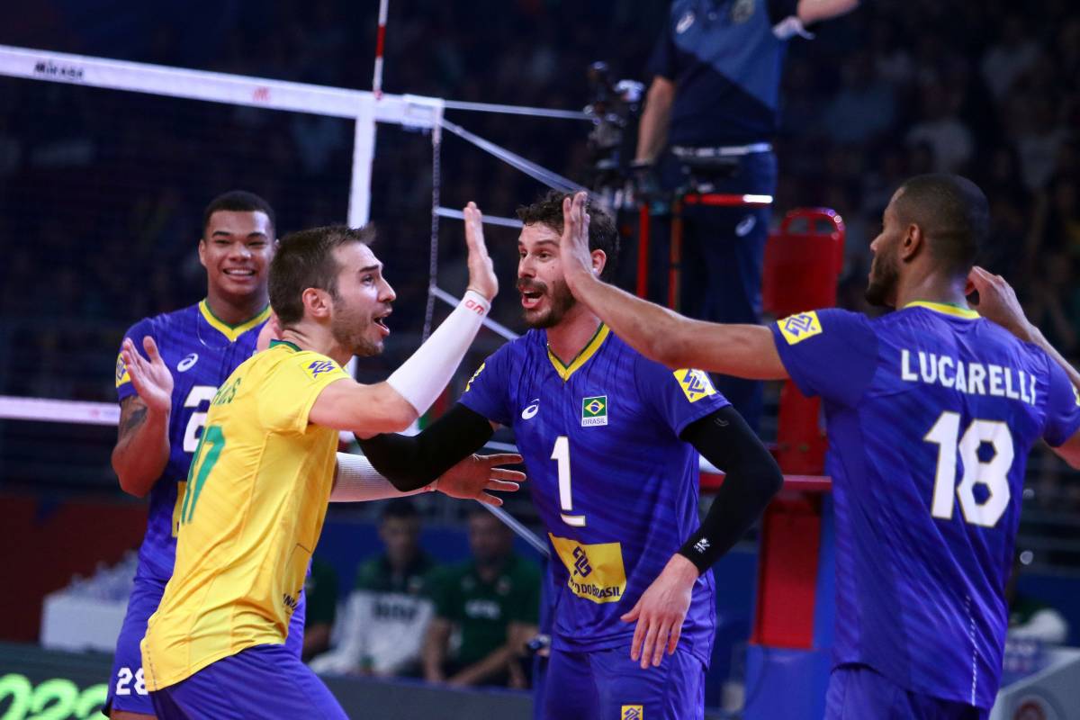 Канада – Бразилия: прогноз на матч мужской волейбольной Лиги наций