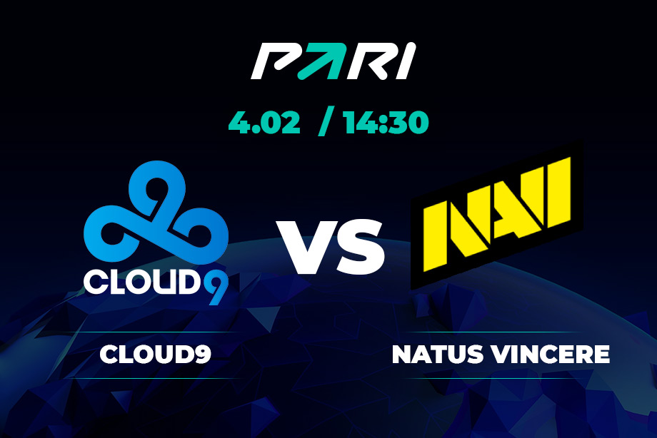 The PARI client put 400,000 rubles on Cloud9's victory over NAVI