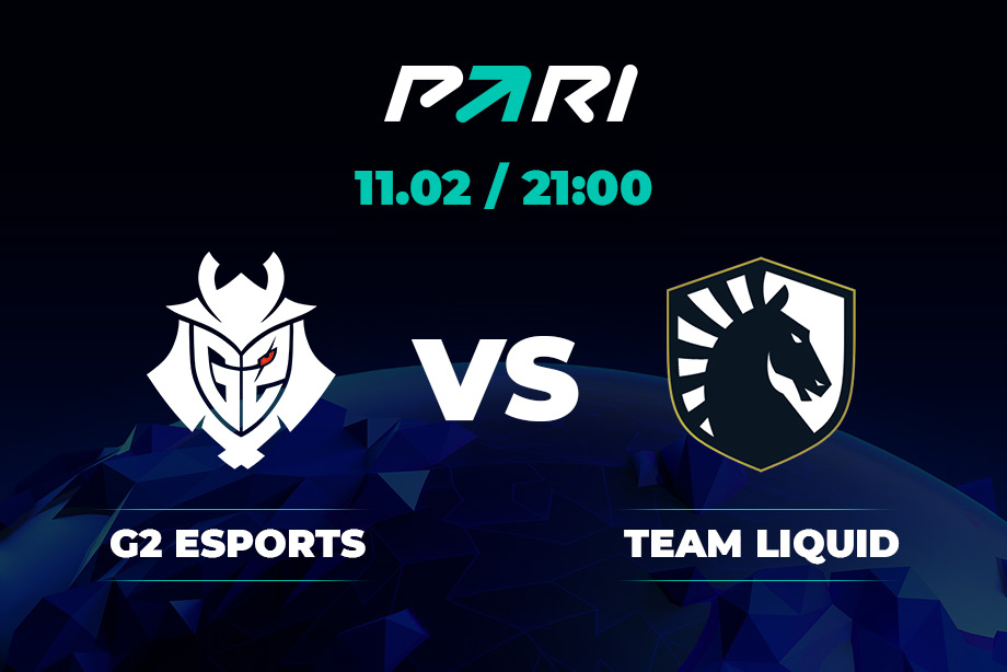 PARI customers are confident of G2's victory over Team Liquid in the semifinals of IEM Katowice 2023